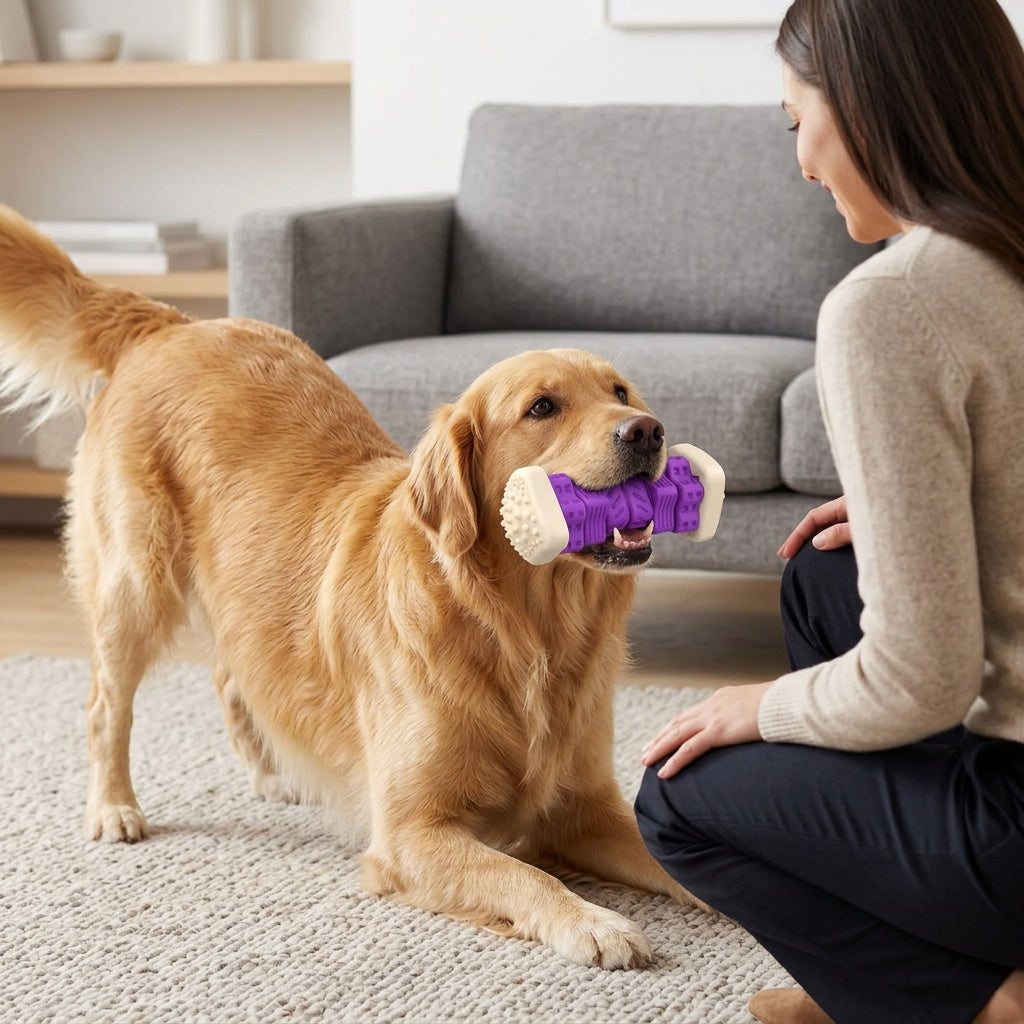 Purple Interactive Dog Toy