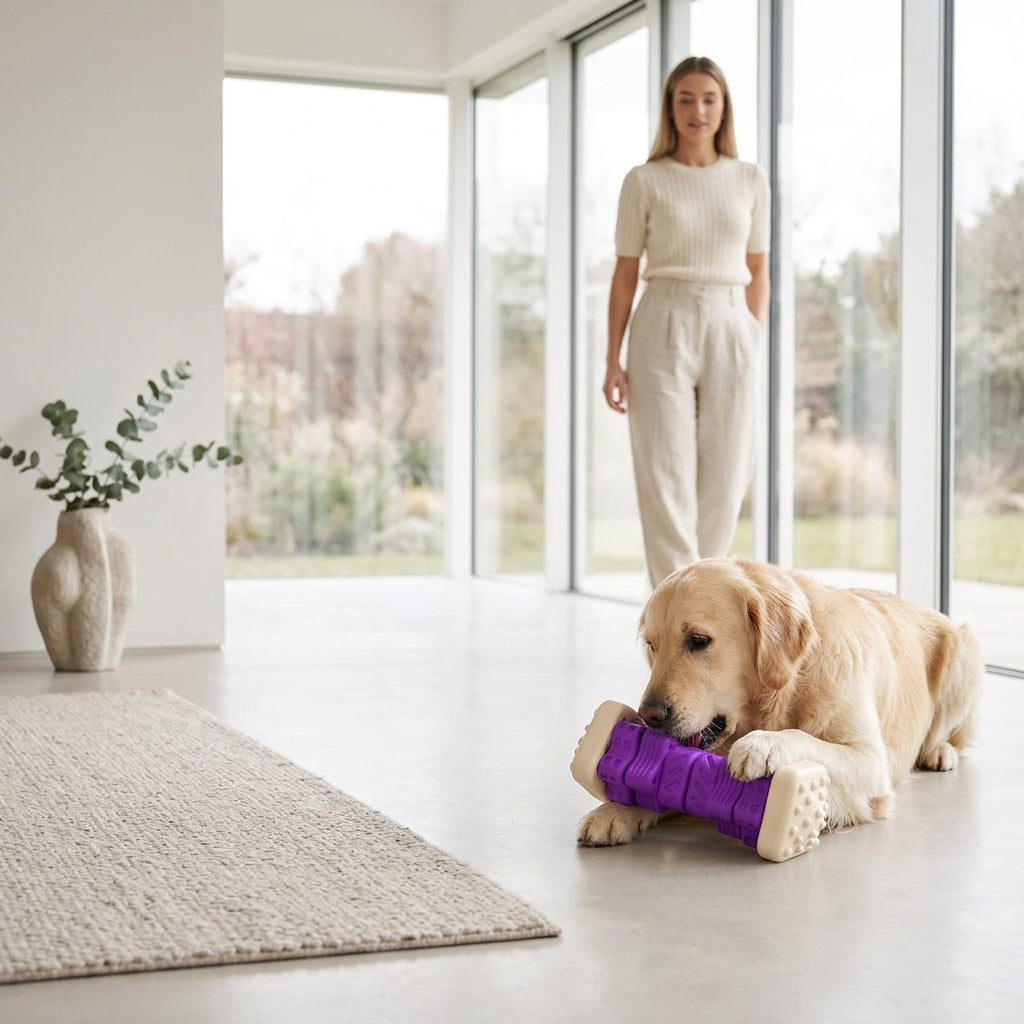 Purple Interactive Dog Toy