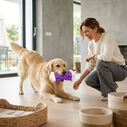 Purple Interactive Dog Toy